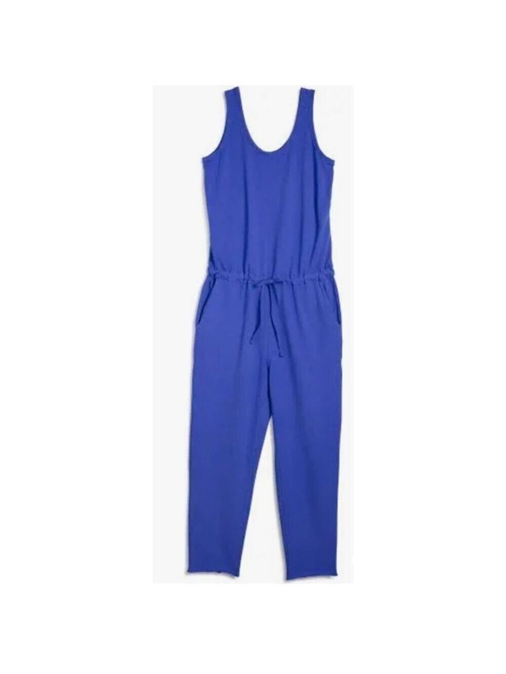 New RARE Frank & Eileen Blue Bird Sleeveless Jumpsuit S